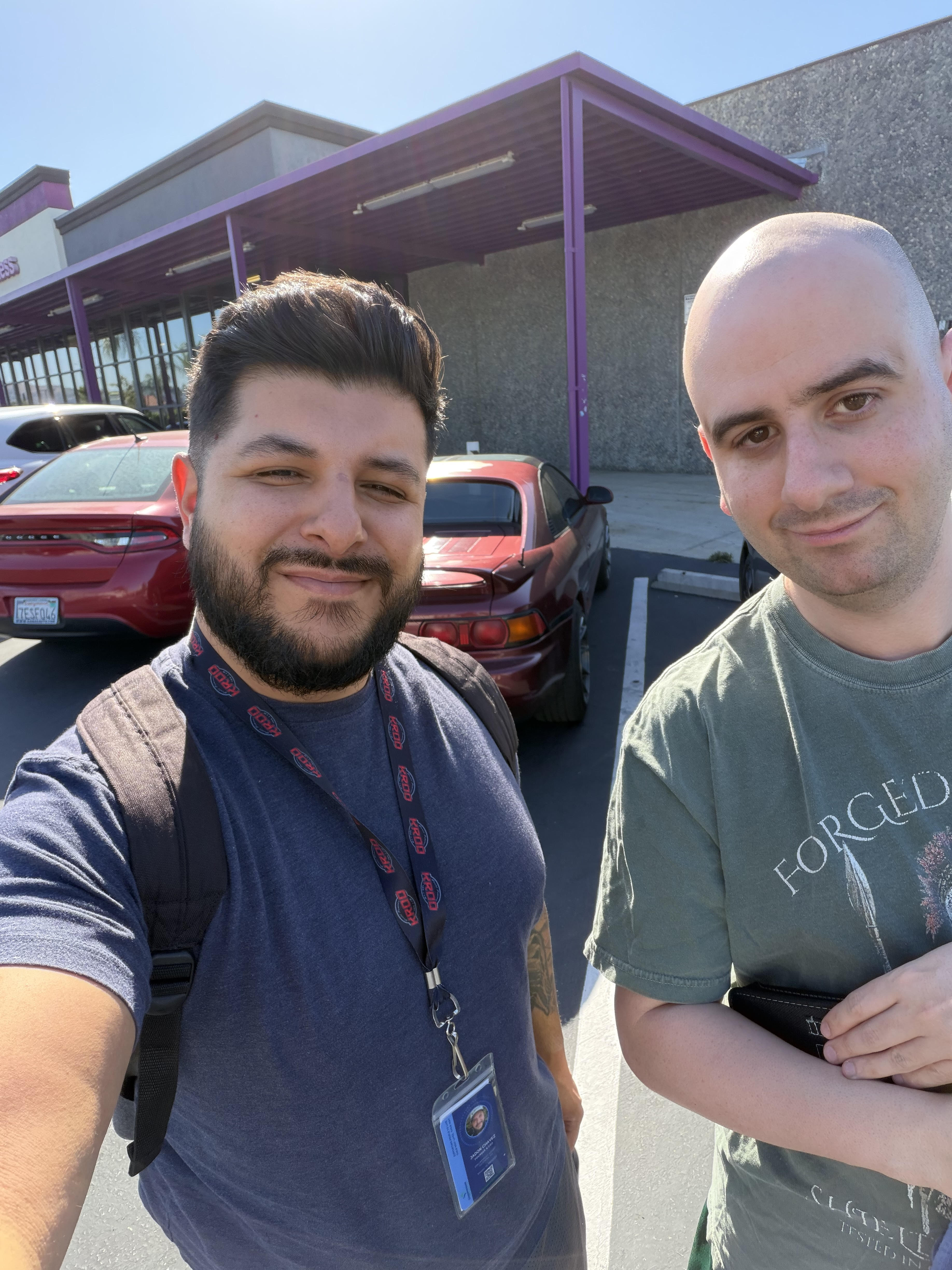 Ivan and Omar together in the community